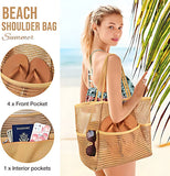 🔥Women's Swimming Beach Bag Portable One Shoulder Storage Bag Crossbody Bag Versatile Mesh Bag