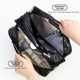 New portable waterproof large-capacity wet and dry separation toiletry, makeup storage and swimming bag