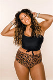 Emoswimsuit - Leopard Swim Suit Beachwear