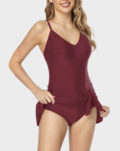 Emoswimsuit - Women's Tummy Control Slim Fit One Piece Swimsuit