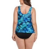 Emoswimsuit - Blue Palms Classic Tankini Set