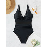 Emoswimsuit - Mesh Tummy Control Swimsuit