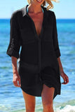 Emoswimsuit - Pocket Long Sleeve Cover Up