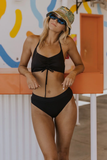 Emoswimsuit - The Albuquerque Cinch Front Bikini Set